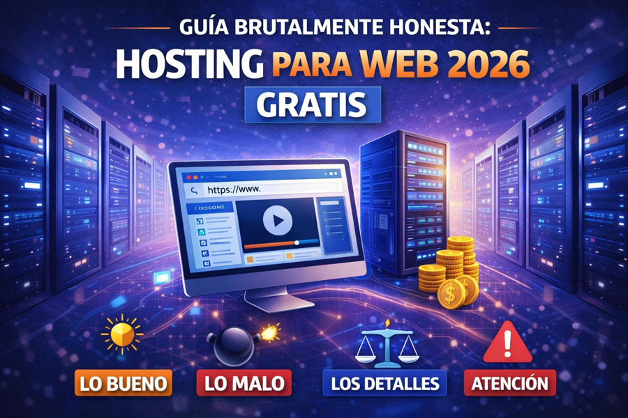 Comparativa visual de plataformas de hosting web en 2026