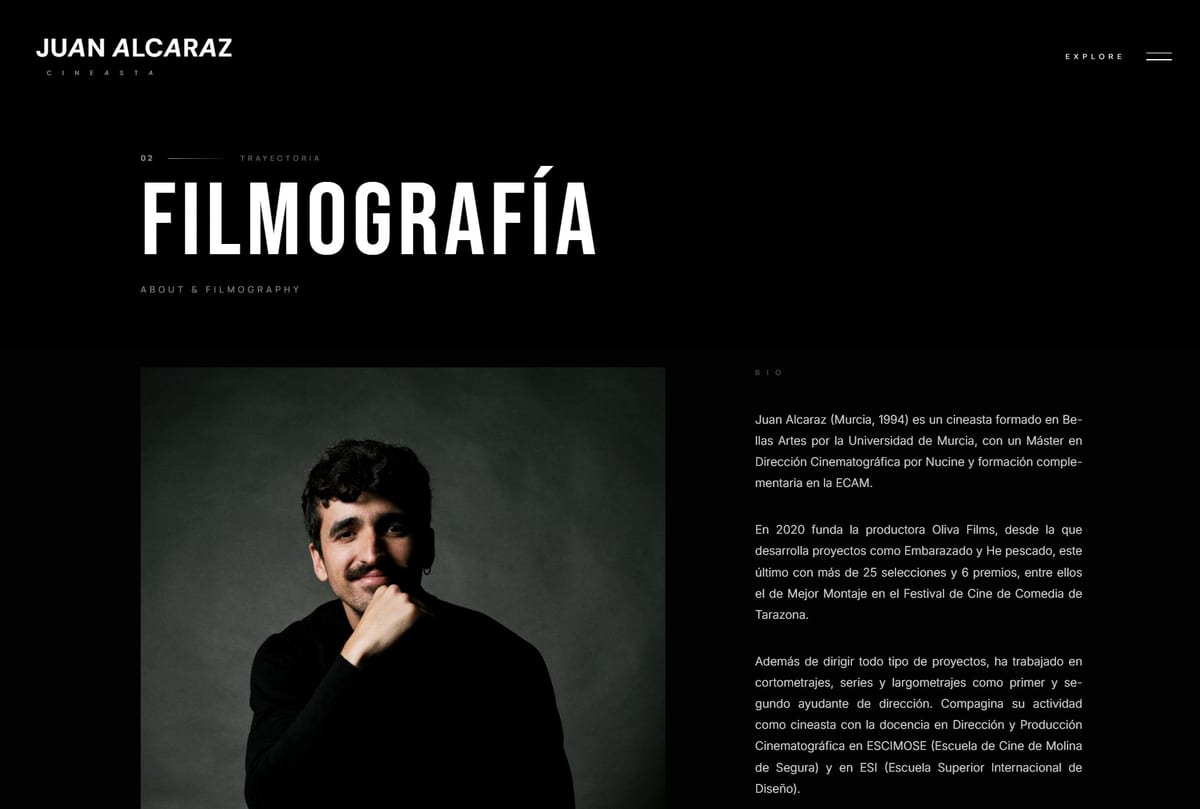 Juan Alcaraz — Web · Audiovisual