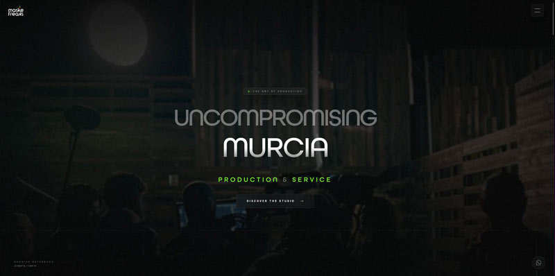 Murcia Production Service — proyecto de Web Corporativa por Platanito Rico