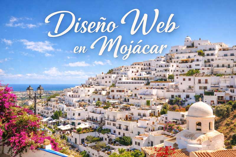 Diseño Web en Mojácar - Vista del pueblo blanco y sus playas
