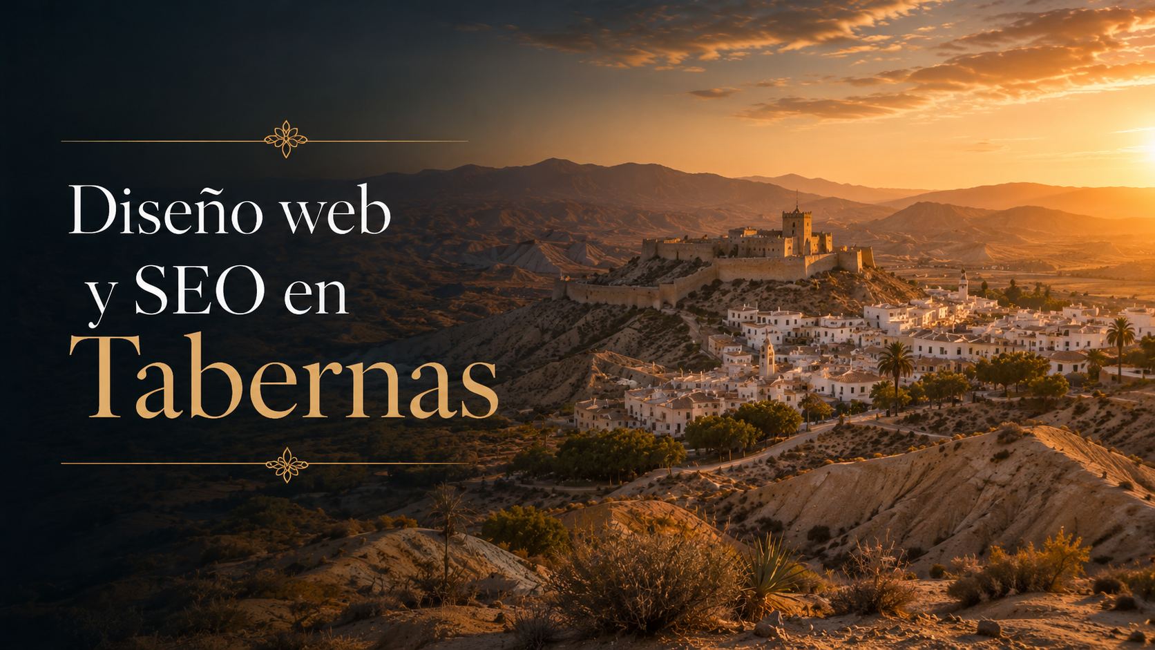 Tabernas — desierto, badlands y paisaje lunar de Almería